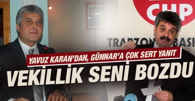 Karan'dan çok sert yanıt