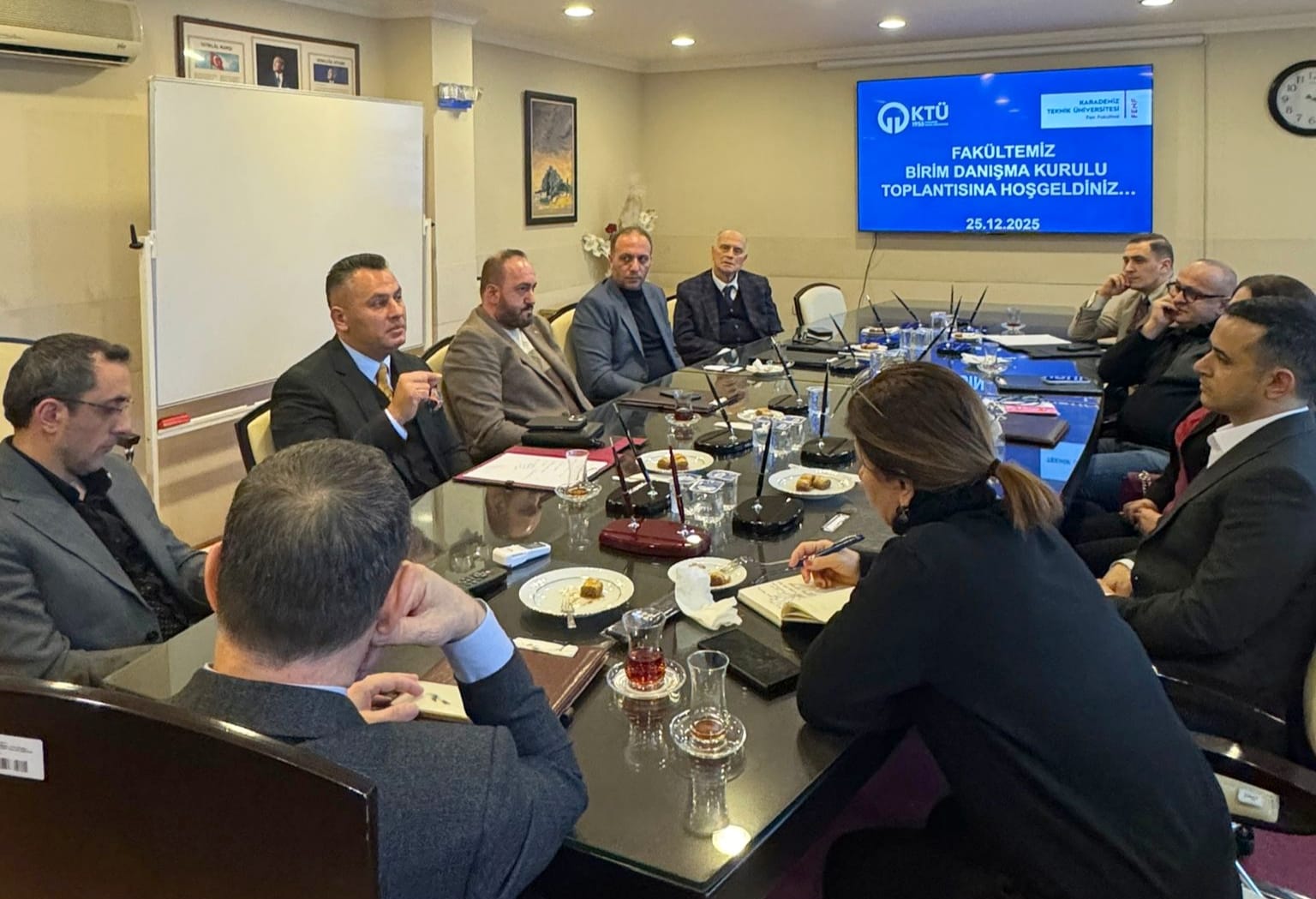 KT� Fen Fak�ltesi Birim Dan��ma Kurulu toplant�s� yap�ld�
