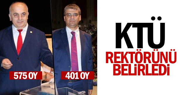 KTÜ'de rektörlük seçimi sonuçlandı.
