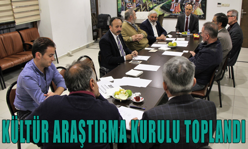 KLTR ARATIRMA KURULU TOPLANDI

