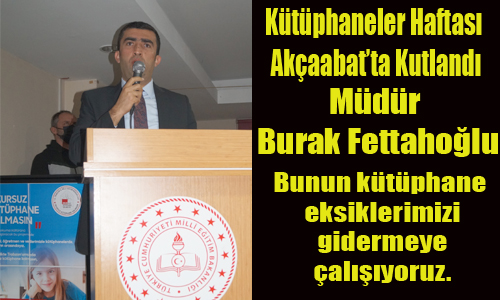 Kütüphaneler Haftası Kutlandı