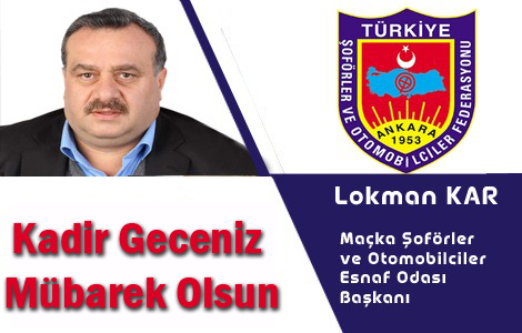 LOKMAN BAKAN'DAN KUTLAMA MESAJI