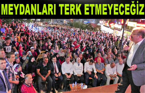Meydanlar terk etmeyeceiz
