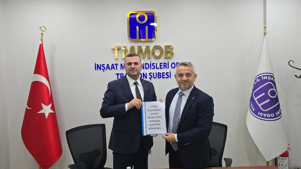 MHP �l Ba�kan� Tolgay Sivrikaya�dan �n�aat M�hendisleri Odas��na Ziyaret
