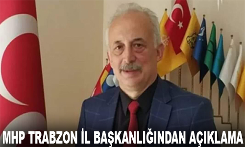 MHP TRABZON L BAKANI TARIM'DAN AIKLAMA