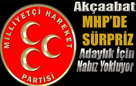 MHP'de Srpriz Aday Kim
