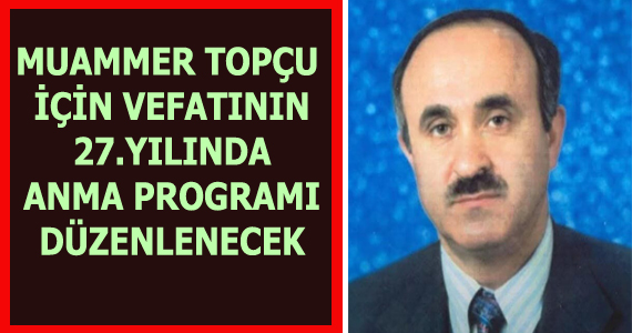 MUAMMER TOPÇU ANILACAK