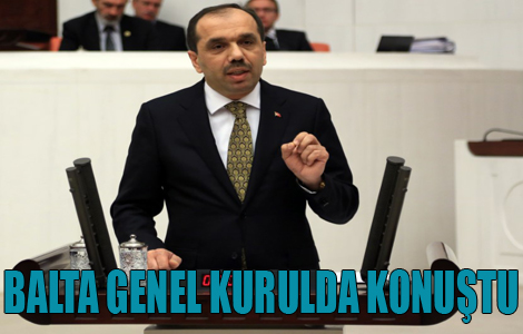 Muhammet Balta TBMM Genel Kurulunda Konutu!

