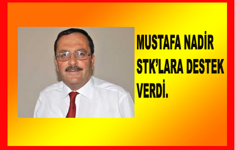 Nadir’den STK’lara destek