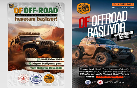 OF KAMP VE OFF-ROAD FESTVAL BALIYOR
