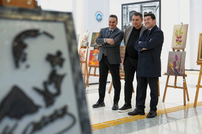 ORTAH�SAR BELED�YESݒN�N BURS KAMPANYASINA, RESSAMLARDAN ANLAMLI DESTEK