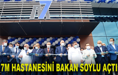 zel 7M Hastanesi bakan Soylu'nun katlmyla ald!
