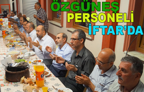 zgne alanlarna ftar yemei verdi.
