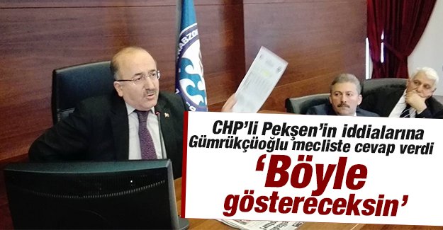 Pekşen'in İddialarına, Gümrükçüoğlu, Mecliste Cevap Verdi