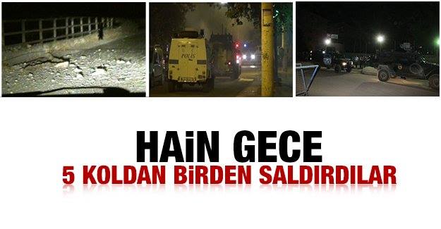 PKK'l terristlerden 5 ilde kalle saldr!
