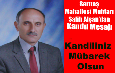 Salih Alan'den Kandil Mesaj