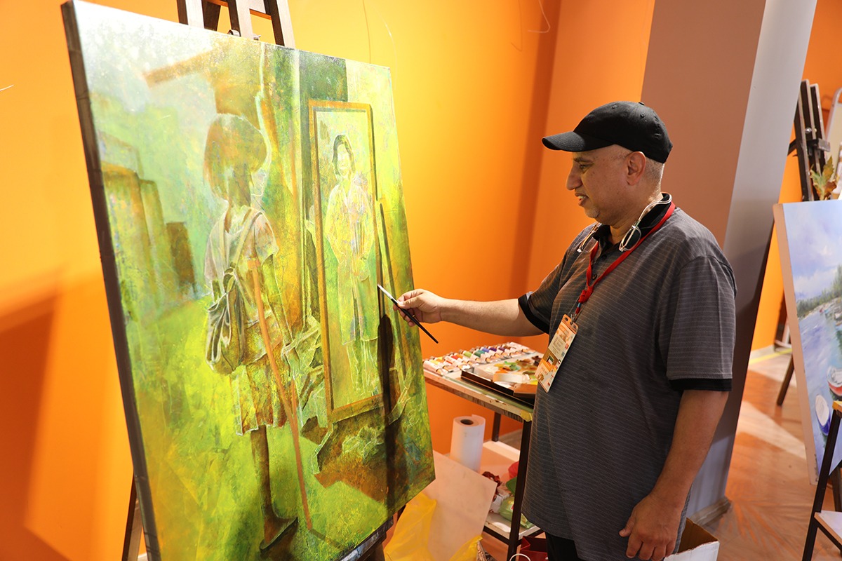 SANATIN KALBİ AKÇAABAT’TA ATIYOR: RESİM ÇALIŞTAYI SÜRÜYOR