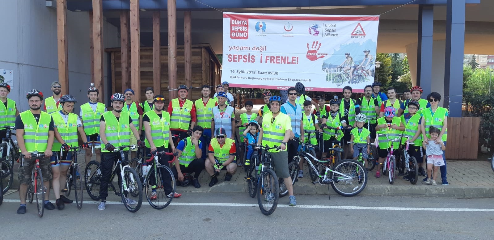 SEPSIS'e pedallarla 'DUR' Dediler