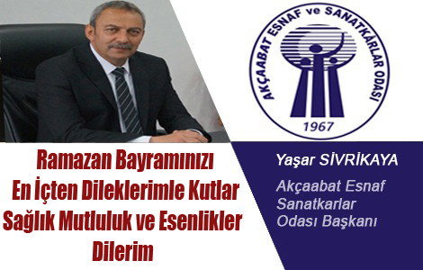 S�VR�KAYA'DAN BAYRAM KUTLAMASI