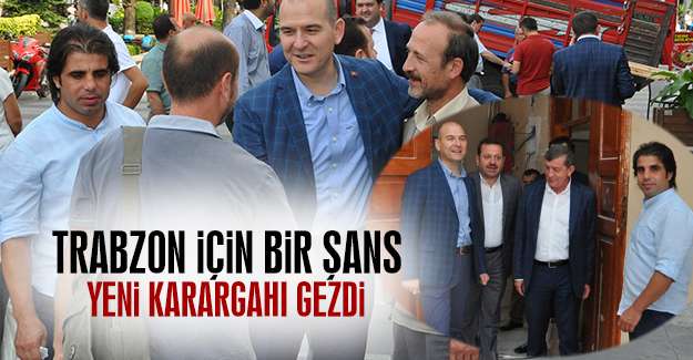 Sleyman Soylu yeni il binasn gezdi. 