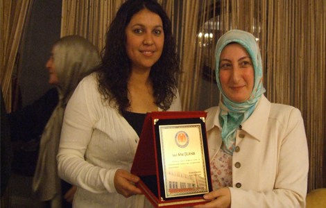 Tayin olan öğretmenlere veda yemeği verildi.