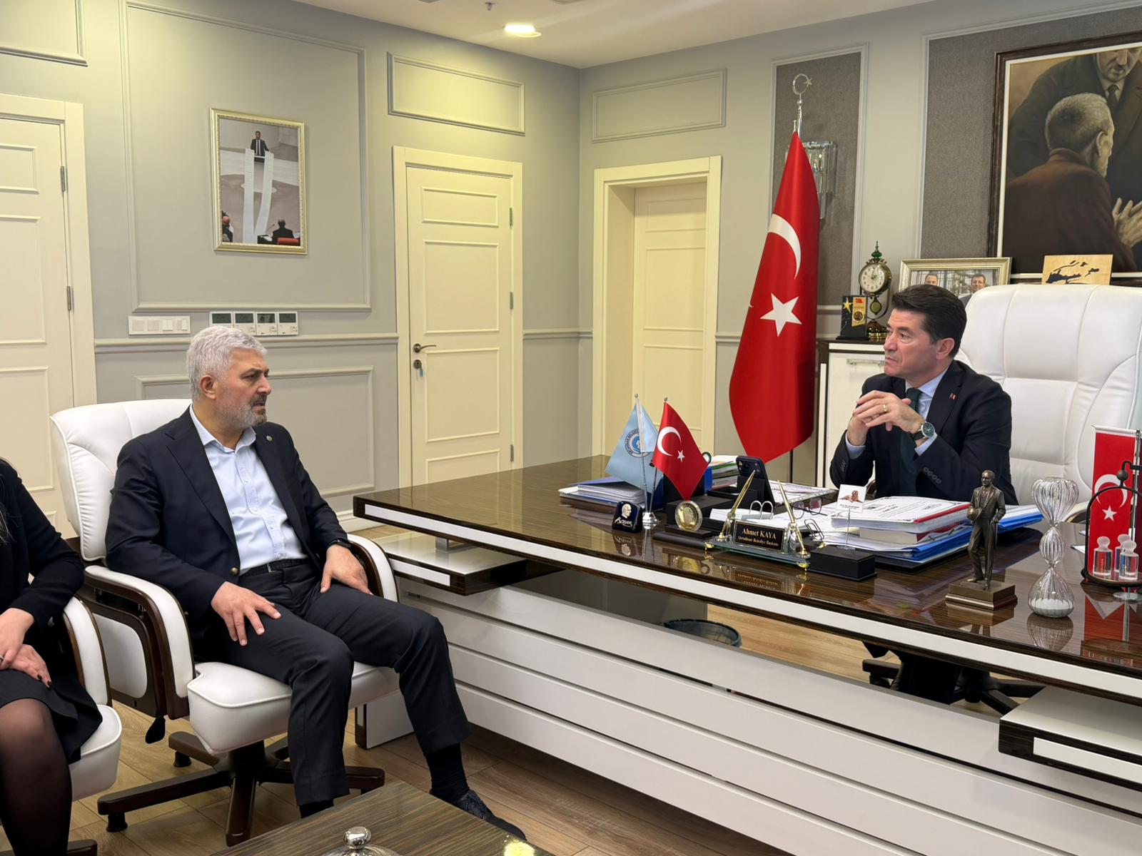 TDED�den Ba�kan Ahmet Kaya�ya Ziyaret