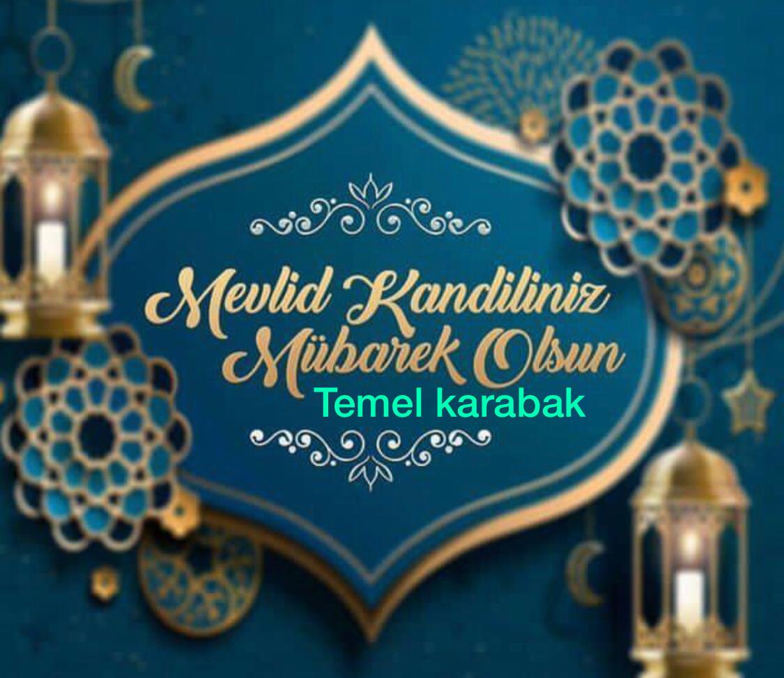 Temel Karabak'tan Kandil Mesaj