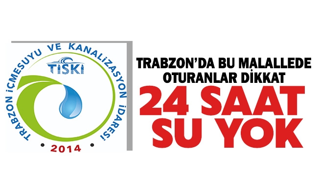 Tiskiden Su Kesintisi Uyars
