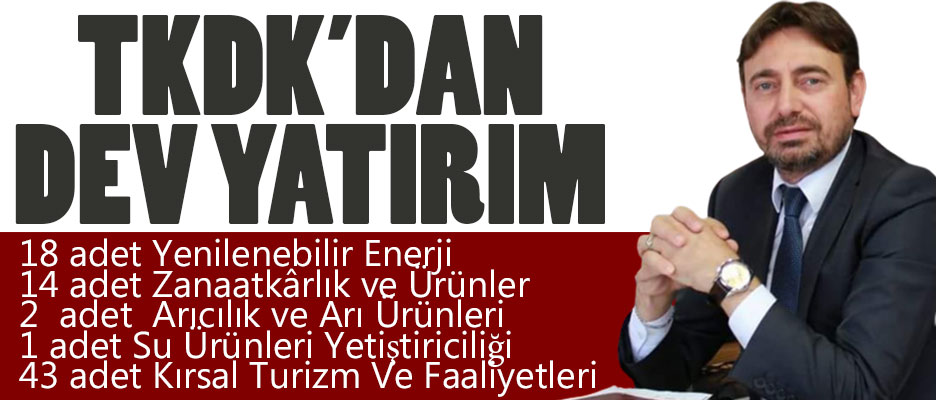 TKDKDAN TRABZONA 336 MLYONLUK YATIRIM 