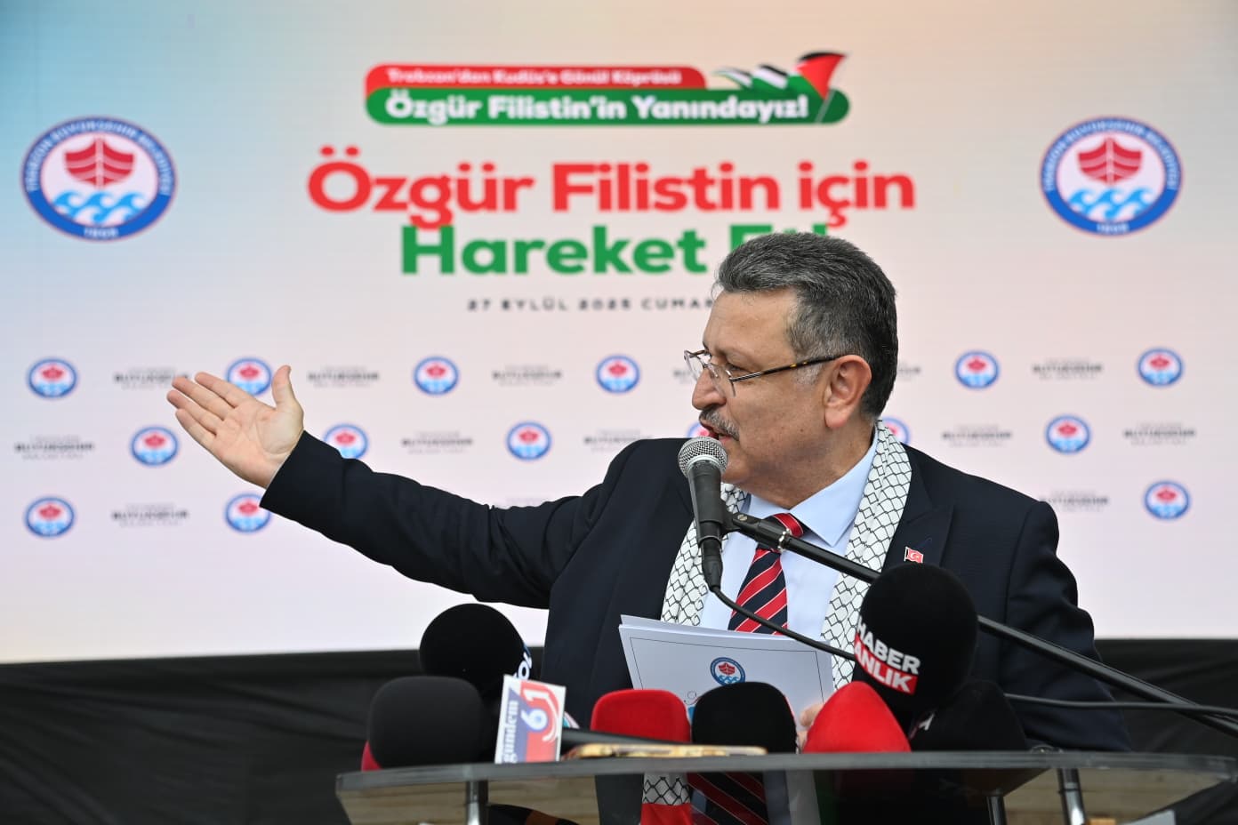 TRABZON BYKEHR BELEDYESݒNDEN GAZZE N YARDIM SEFERBERL
