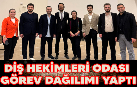 Trabzon Di� Hekimleri Odas� G�rev Da��l�m� Yapt� 