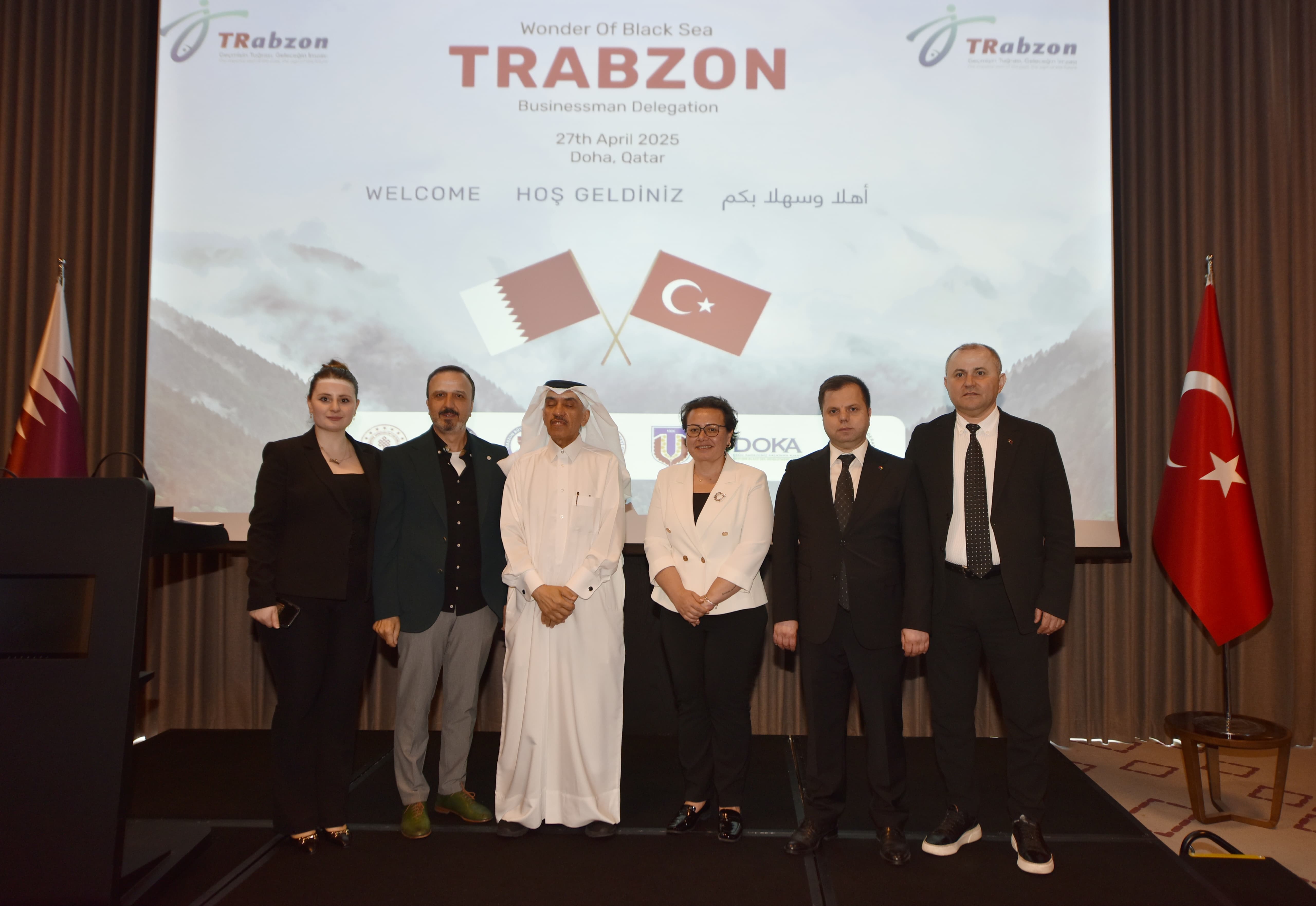 Trabzon iş dünyası Katar'da yeni iş birliklerine imza attı.