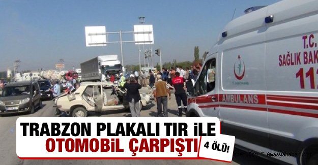 Trabzon plakal tr ile otomobil arpt: 4 l 