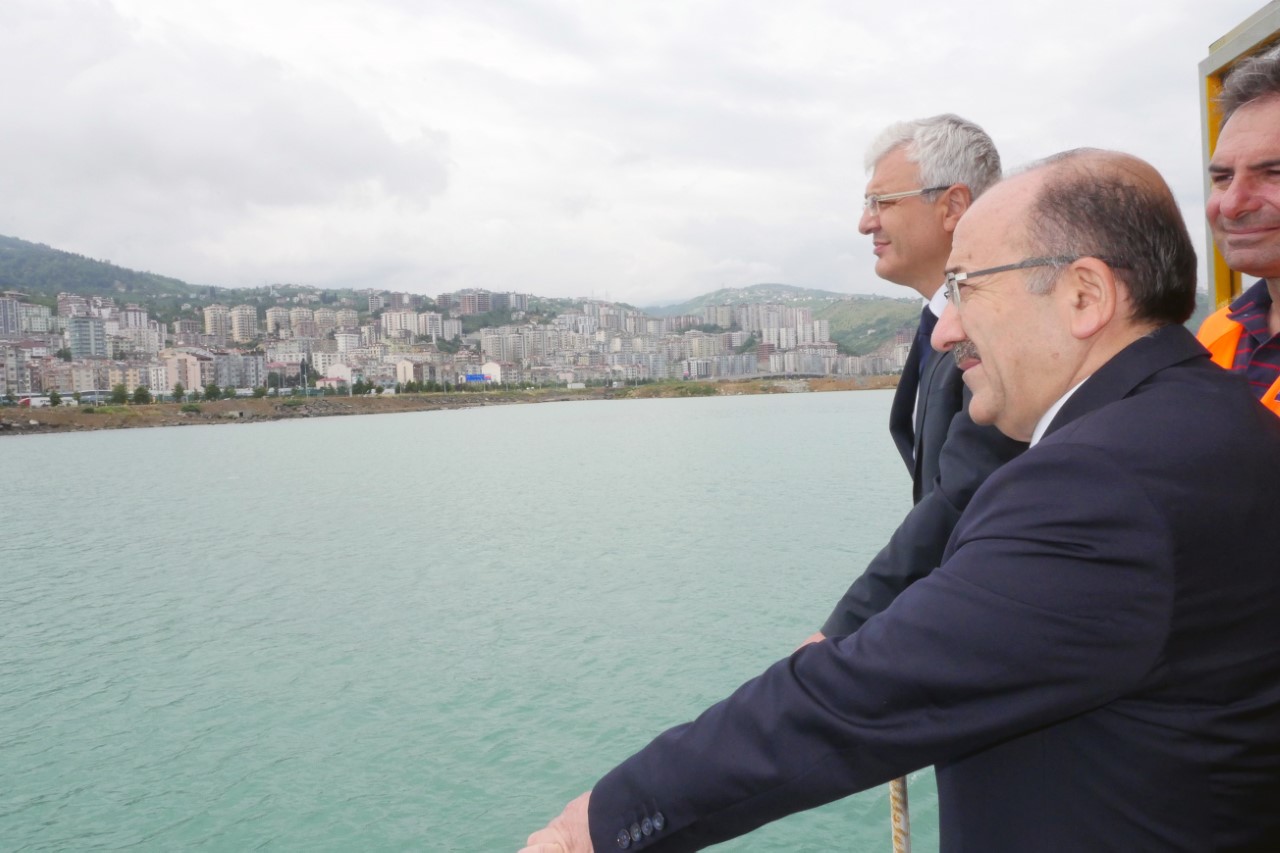 Trabzon sahili Karadeniz’in ilgi odağı haline gelecek