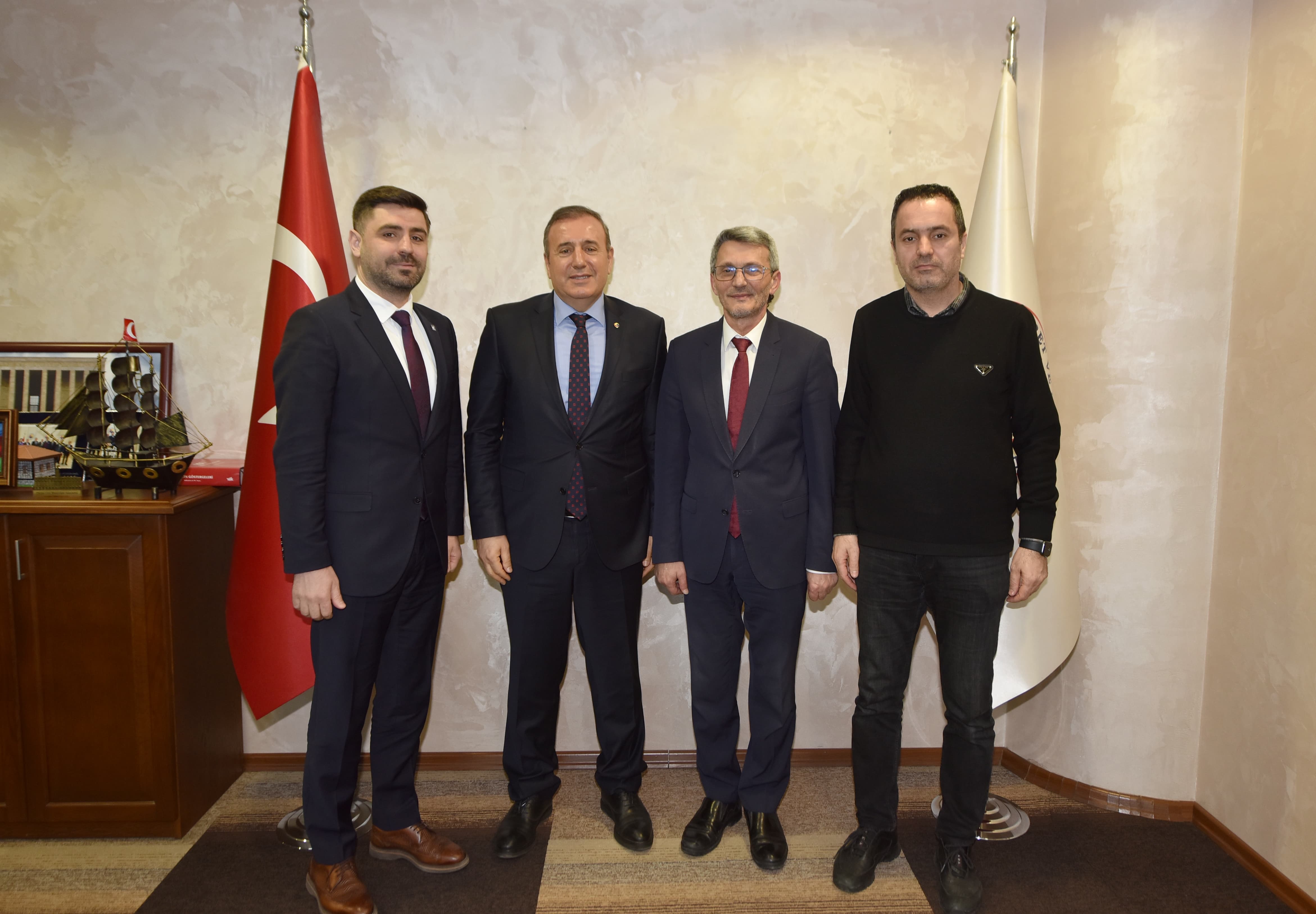 Trabzon Serbest Muhasebeci Mali Müşavirler Odası'ndan TTSO'ya ziyaret