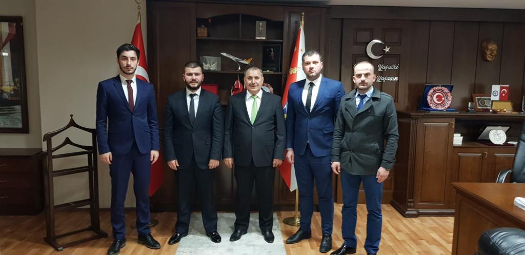 Trabzon Ülkü Ocaklarından İl Emniyet Müdürü Çevik'e ziyaret.