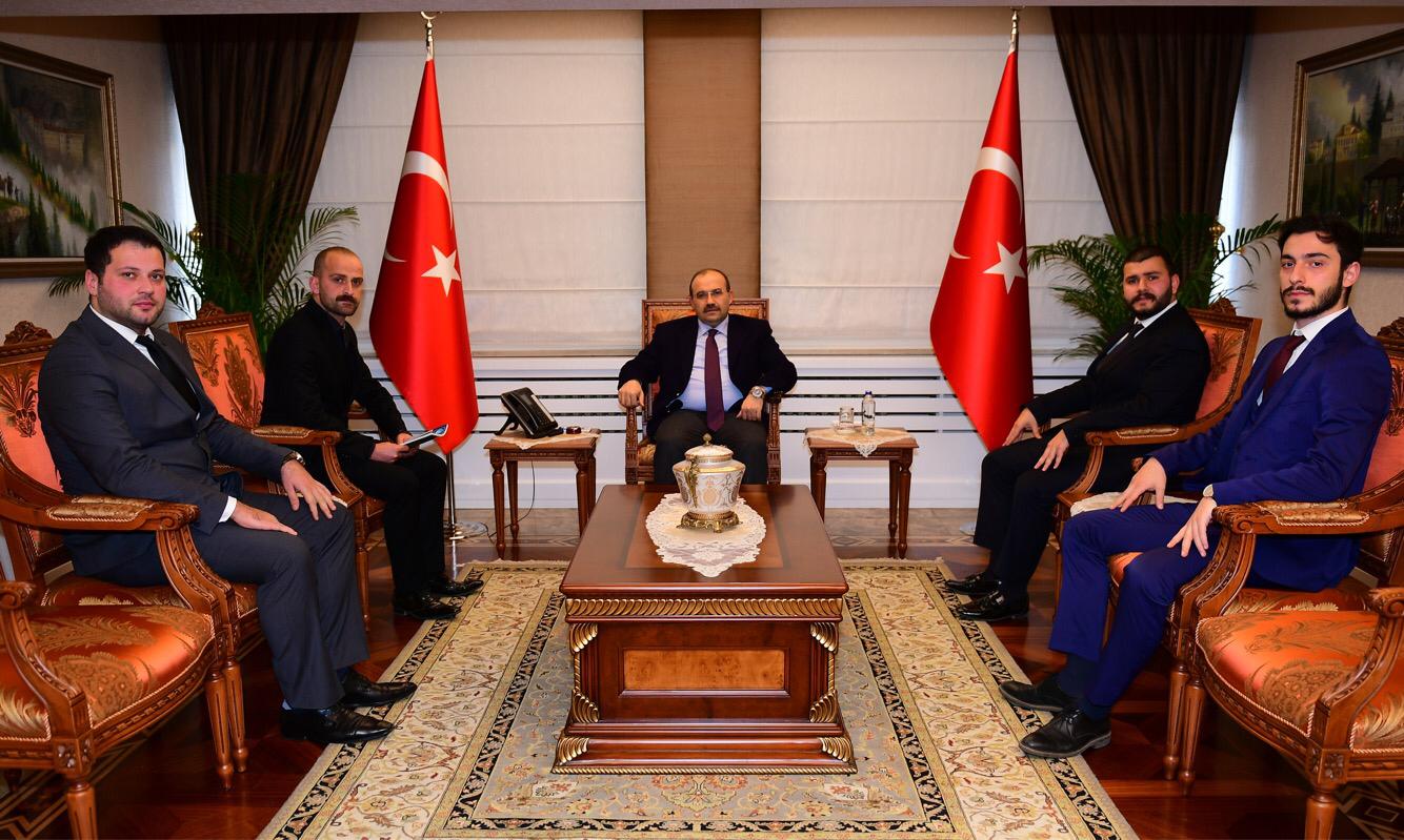 Trabzon lk Ocaklarndan Vali Ustaolu'na ziyaret
