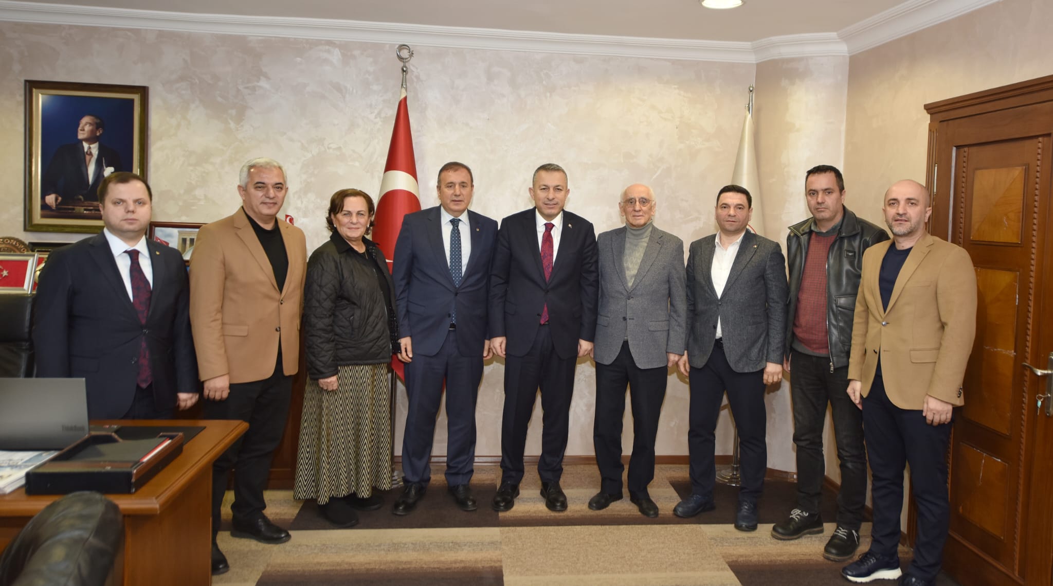 Trabzon Valisi �ahin TTSO�yu ziyaret etti