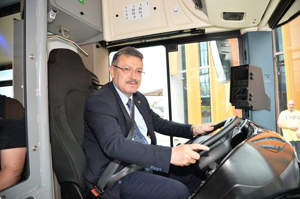 TRABZON'A 28 ELEKTR�KL� OTOB�S GEL�YOR

