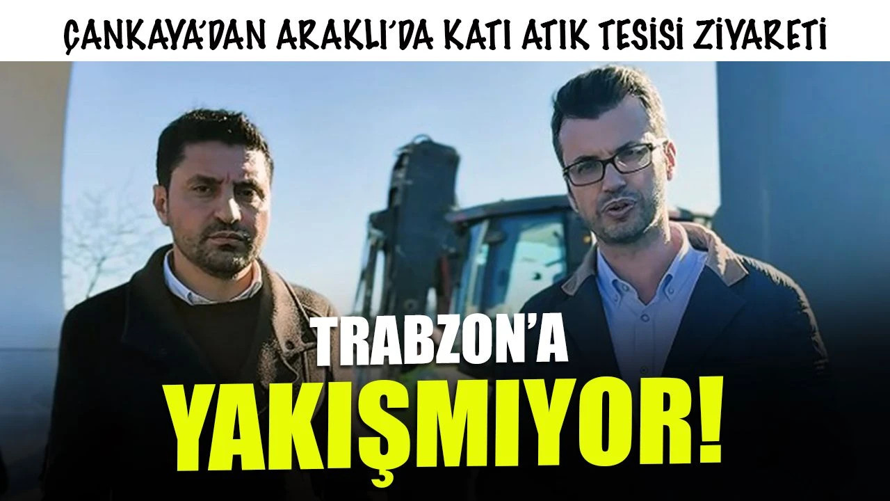 Trabzon'a Yak��m�yor! �ankaya Arakl�'da Kat� At�k Tesisinde
