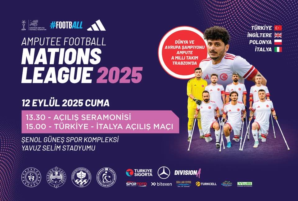 TRABZON’DA AMPUTE ULUSLAR LİGİ ŞAMPİYONASI BAŞLIYOR