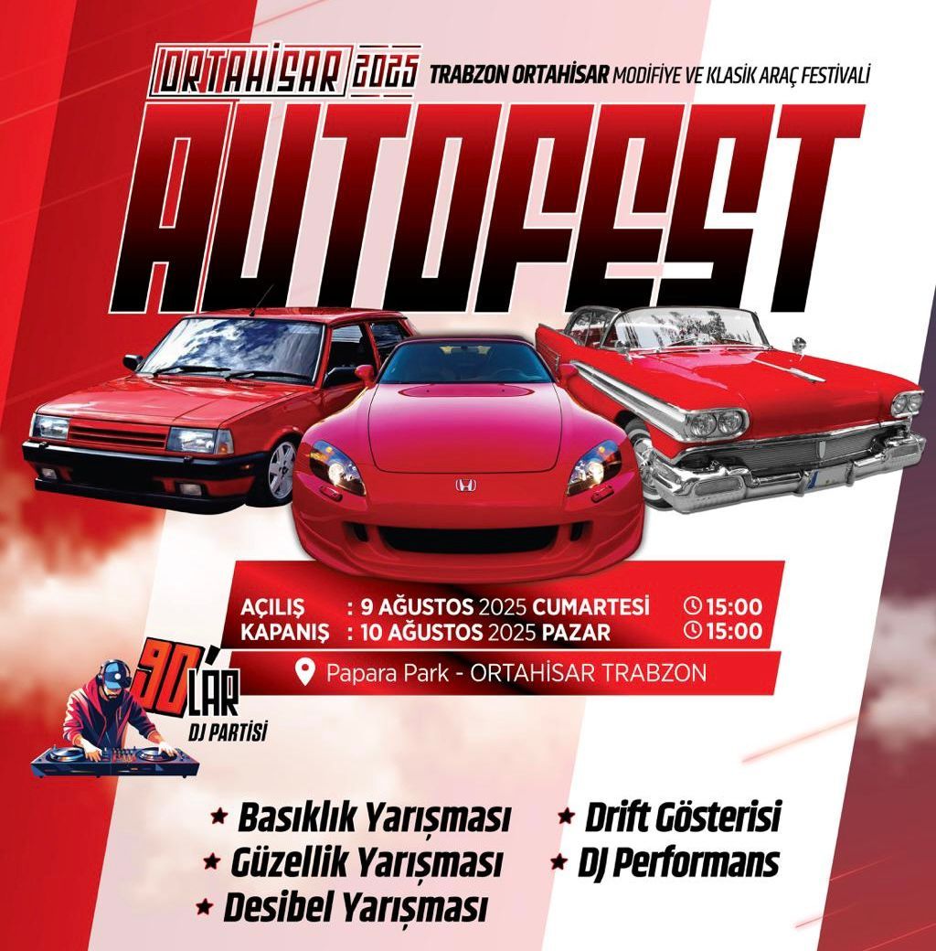 Trabzon’da dev festival başlıyor