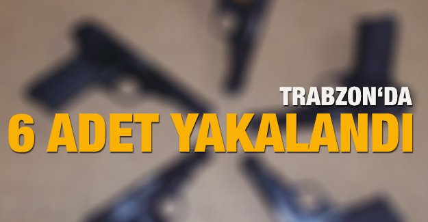 Trabzon'da el yapm silahlar ele geirildi