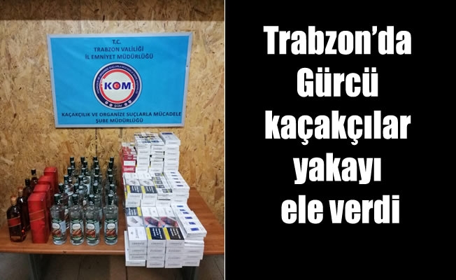 Trabzon'da Grc kaaklar yakay ele verdi
