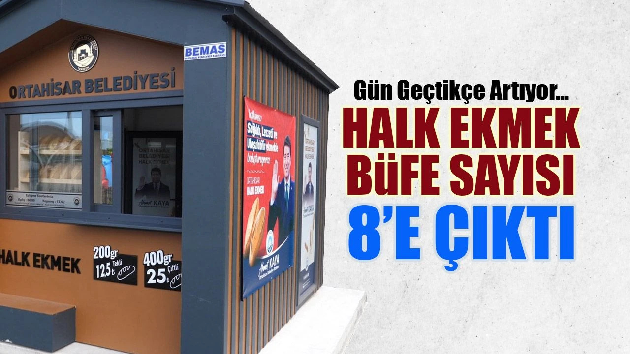 Trabzon'da Halk Ekmek Büfe Sayısı 8'e Çıktı! Başkan Kaya'dan Açıklama