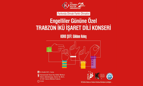 Trabzonda ilk defa iaret dili konseri dzenlenecek!

