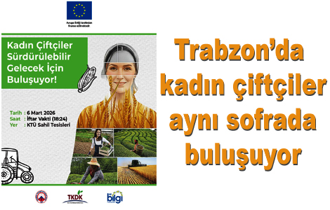 Trabzon�da kad�n �ift�iler ayn� sofrada bulu�uyor