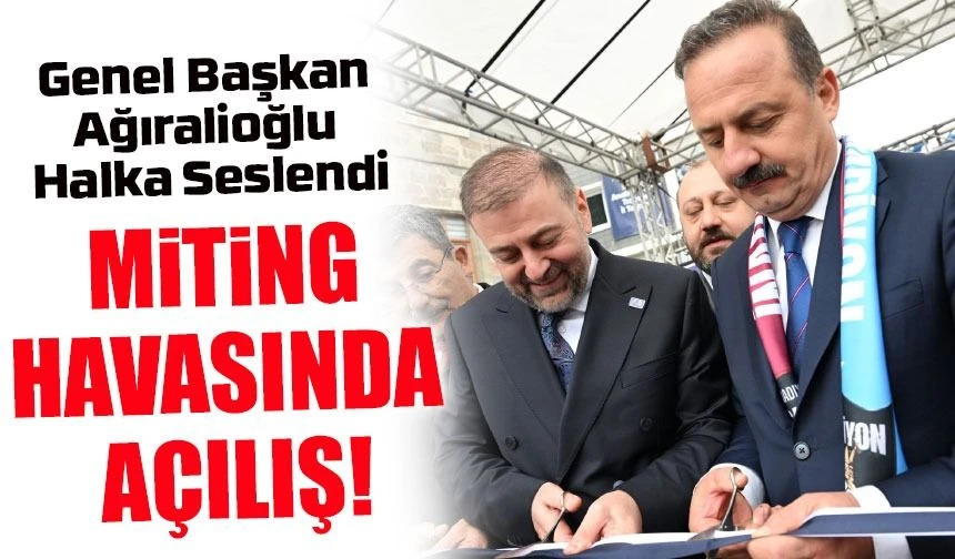 Trabzon'da Miting Gibi Al! 