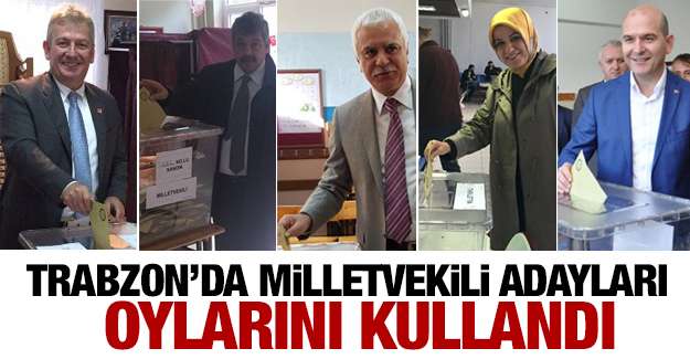 Trabzon'da siyasiler oyunu kulland.

