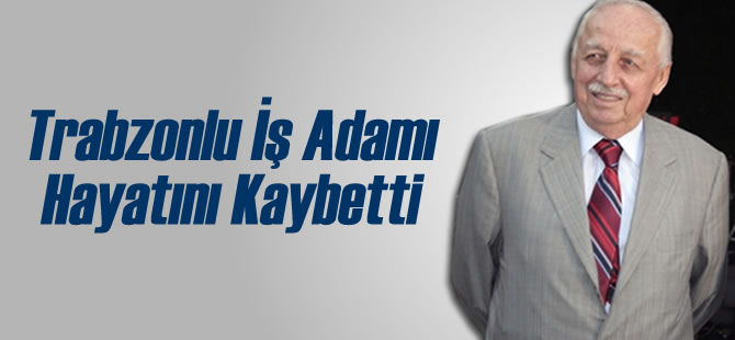 Trabzonlu  Adam Hayatn Kaybetti
